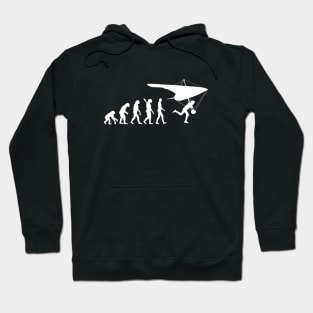 Evolution of the flying man (v1) Hoodie